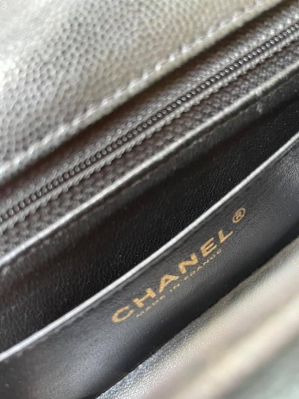 Caviar Mini Rectangular Classic Flap - Picture 4 of 7